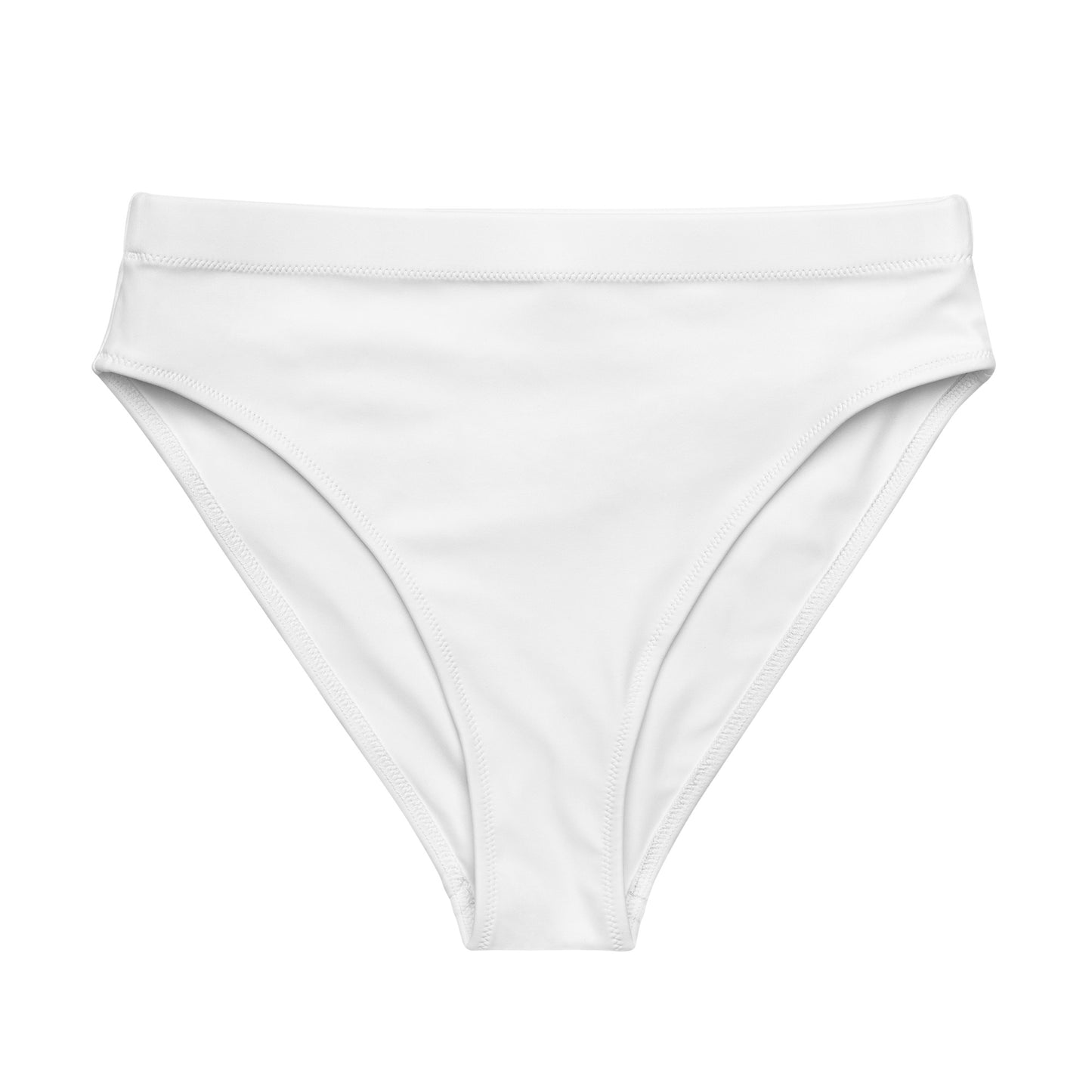 Everyday White High Waisted Bikini Bottoms