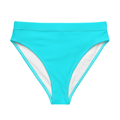 Everyday Aqua Blue High Waisted Bikini Bottoms