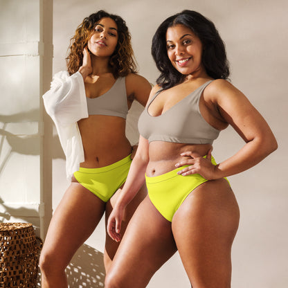 Everyday Yellow High Waisted Bikini Bottoms