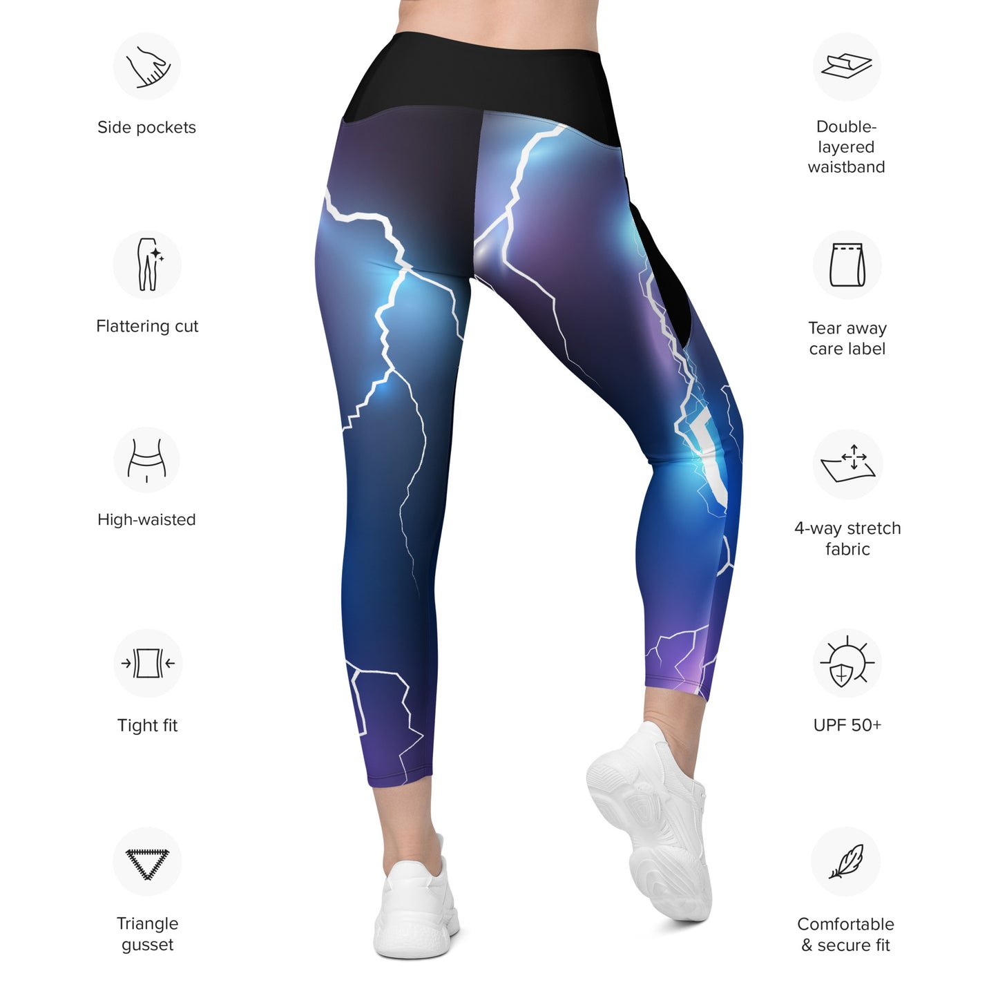 Everyday Electric Leggings with Pockets