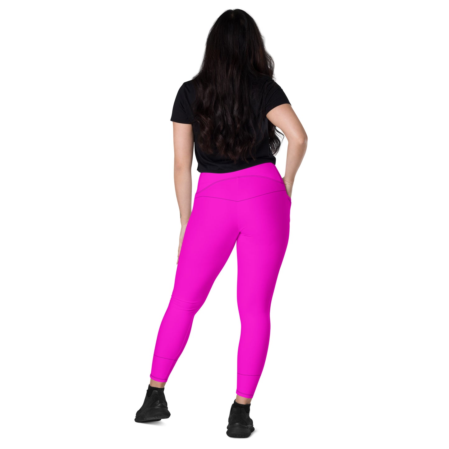 Everyday Bright Pink Leggings with Pockets