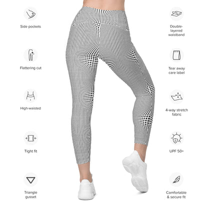 Everyday Optical Illusion Leggings with Pockets