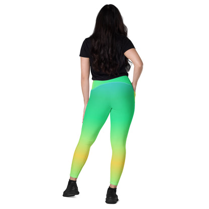 Everyday Sunset Lime Leggings with Pockets