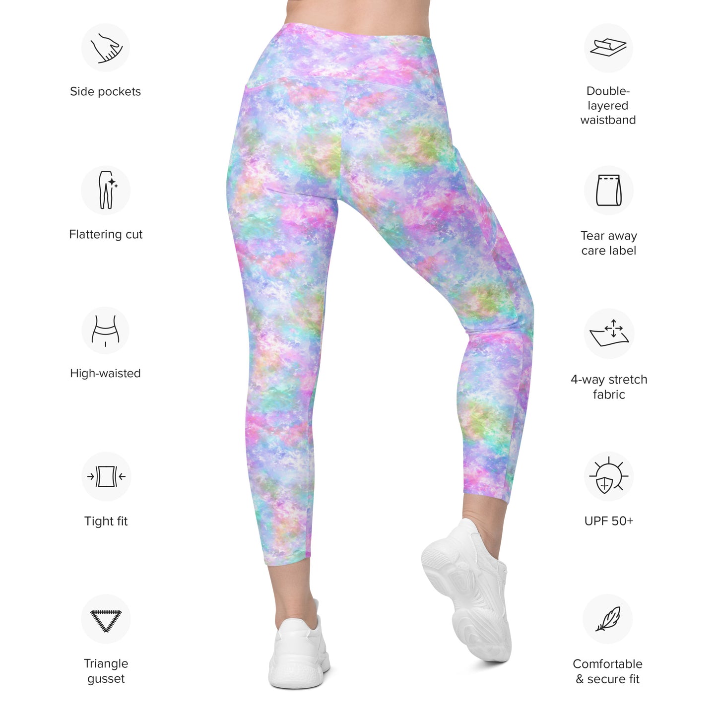 Unicorn Galaxy Leggings with Pockets