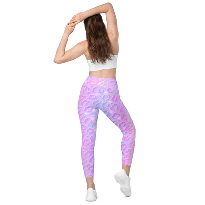 Cheetah Dazzle Leggings with Pockets