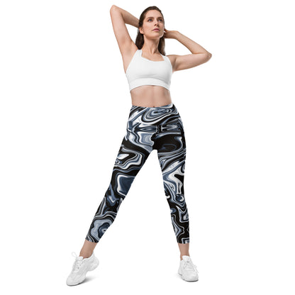 Everyday Liquid Metal Leggings with Pockets