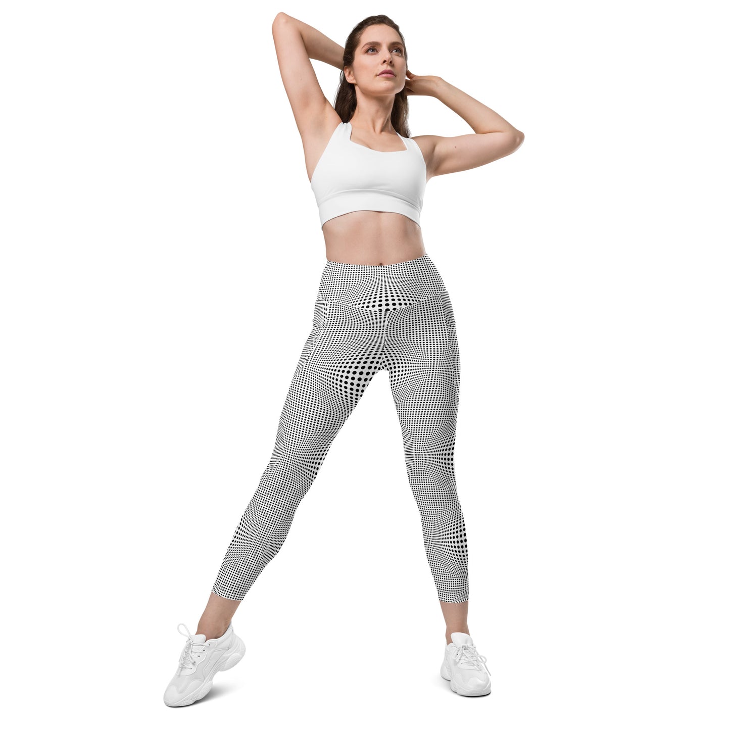 Everyday Optical Illusion Leggings with Pockets