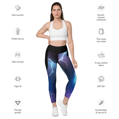 Everyday Electric Leggings with Pockets