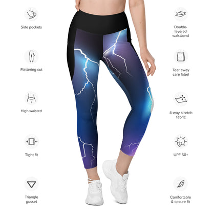 Everyday Electric Leggings with Pockets