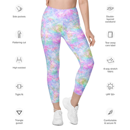 Unicorn Galaxy Leggings with Pockets