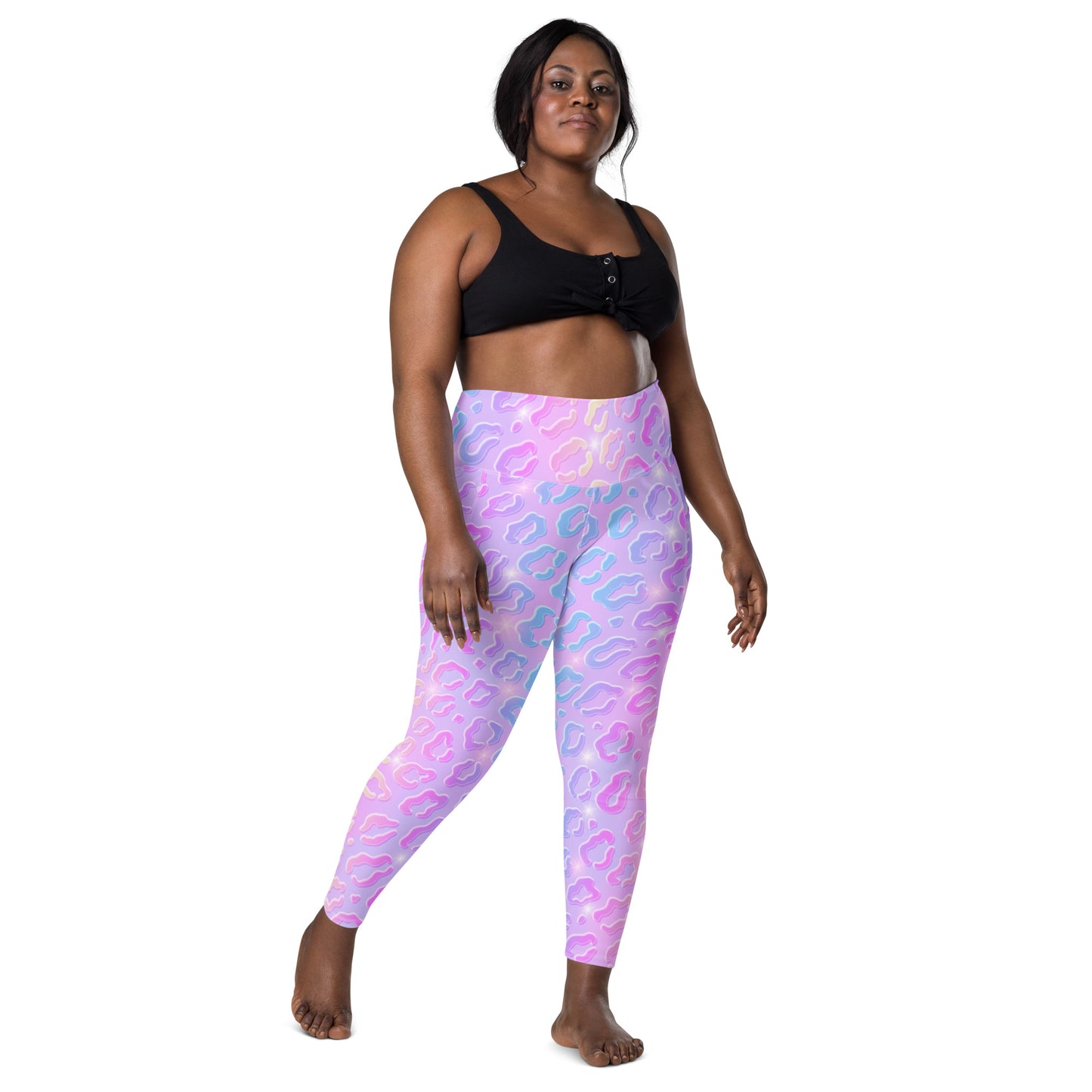 Cheetah Dazzle Leggings with Pockets