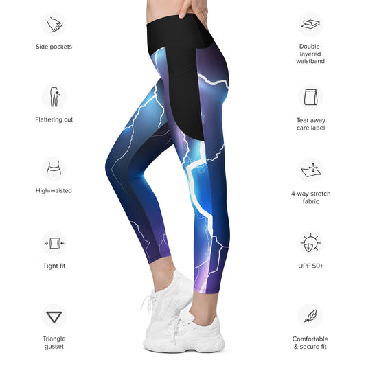 Everyday Electric Leggings with Pockets