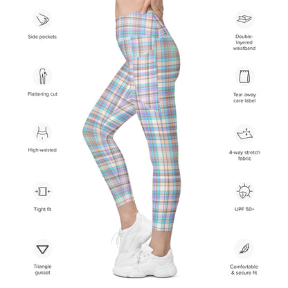 Everyday Plaid Leggings with Pockets