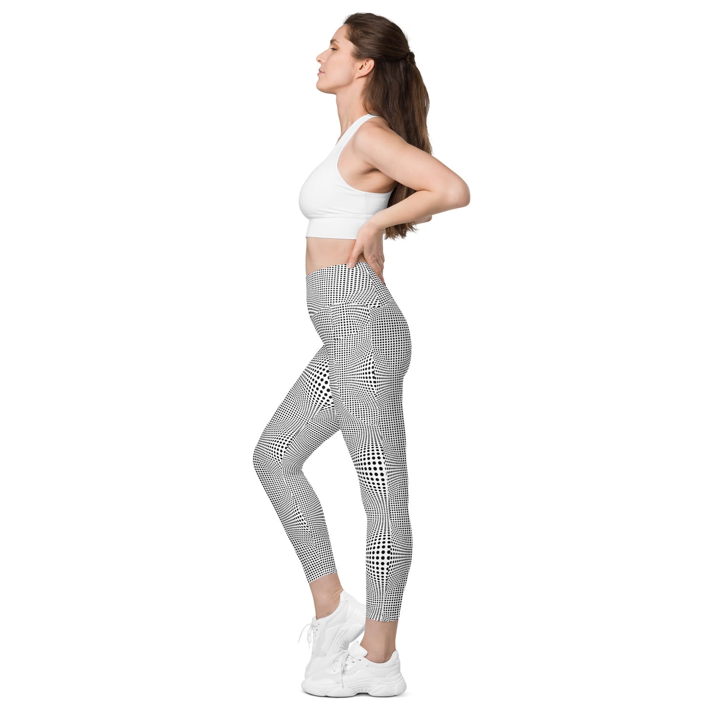 Everyday Optical Illusion Leggings with Pockets