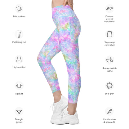 Unicorn Galaxy Leggings with Pockets