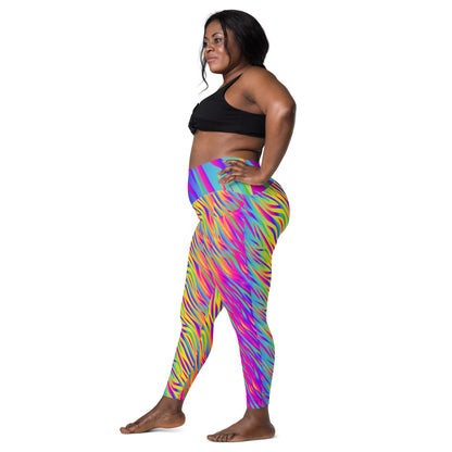 Rainbow Tiger Leggings with Pockets