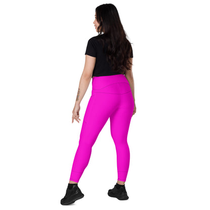 Everyday Bright Pink Leggings with Pockets