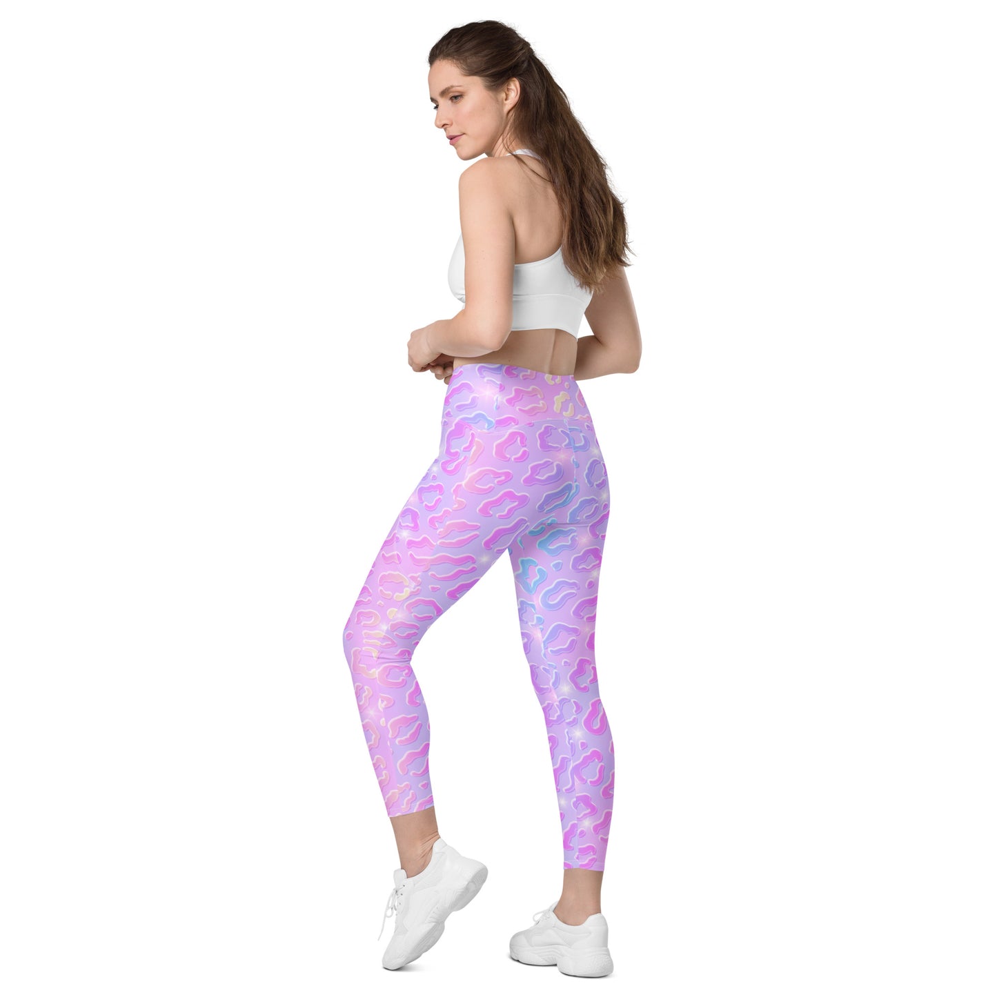 Cheetah Dazzle Leggings with Pockets