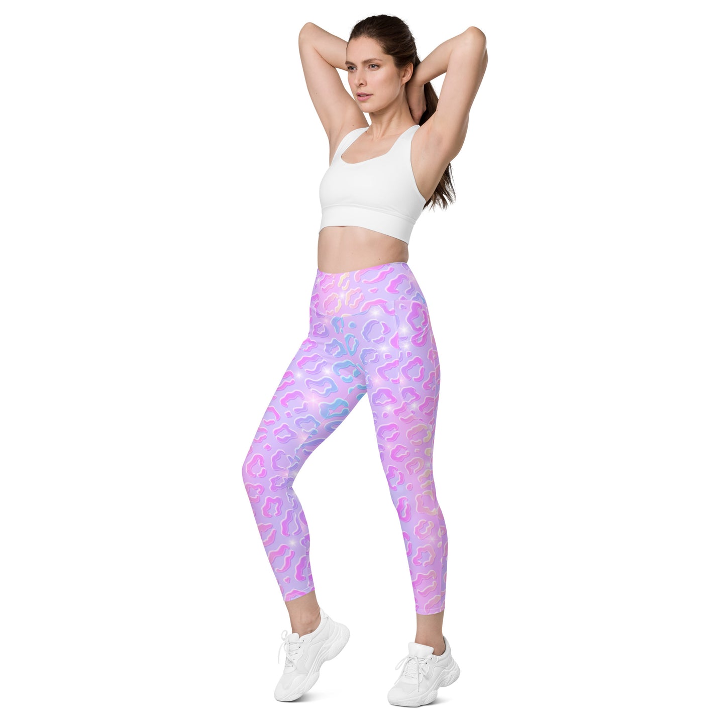 Cheetah Dazzle Leggings with Pockets