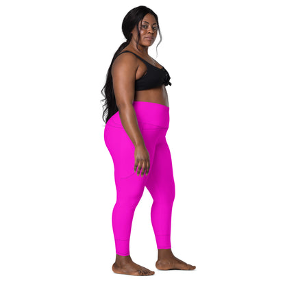 Everyday Bright Pink Leggings with Pockets