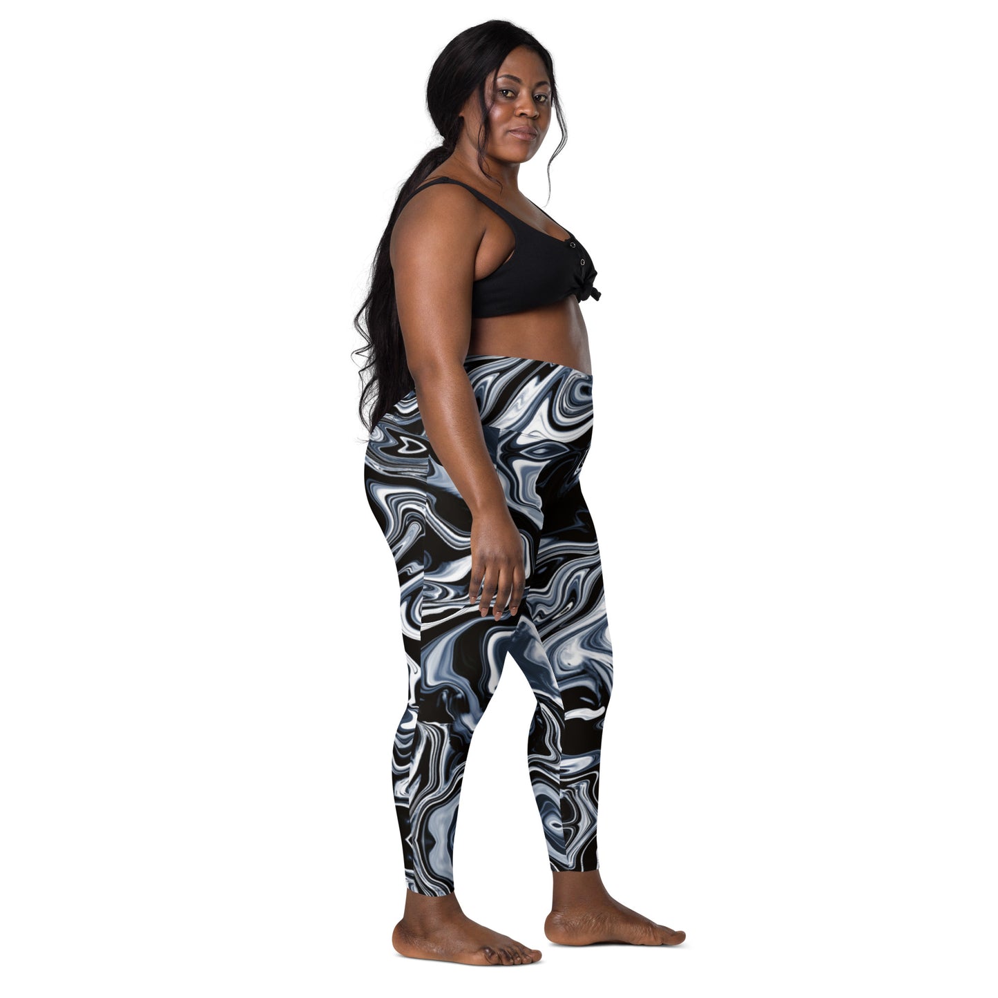 Everyday Liquid Metal Leggings with Pockets