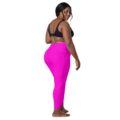 Everyday Bright Pink Leggings with Pockets