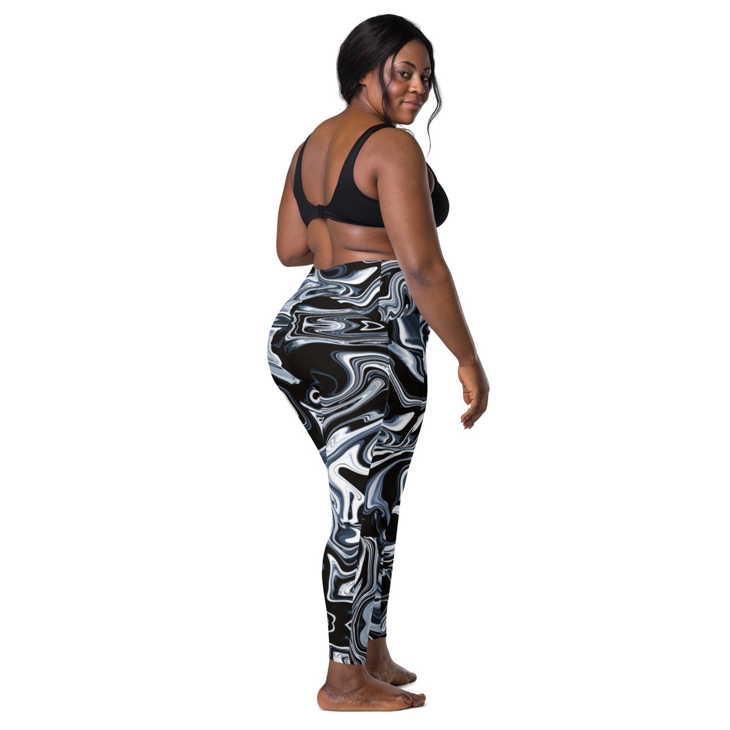 Everyday Liquid Metal Leggings with Pockets