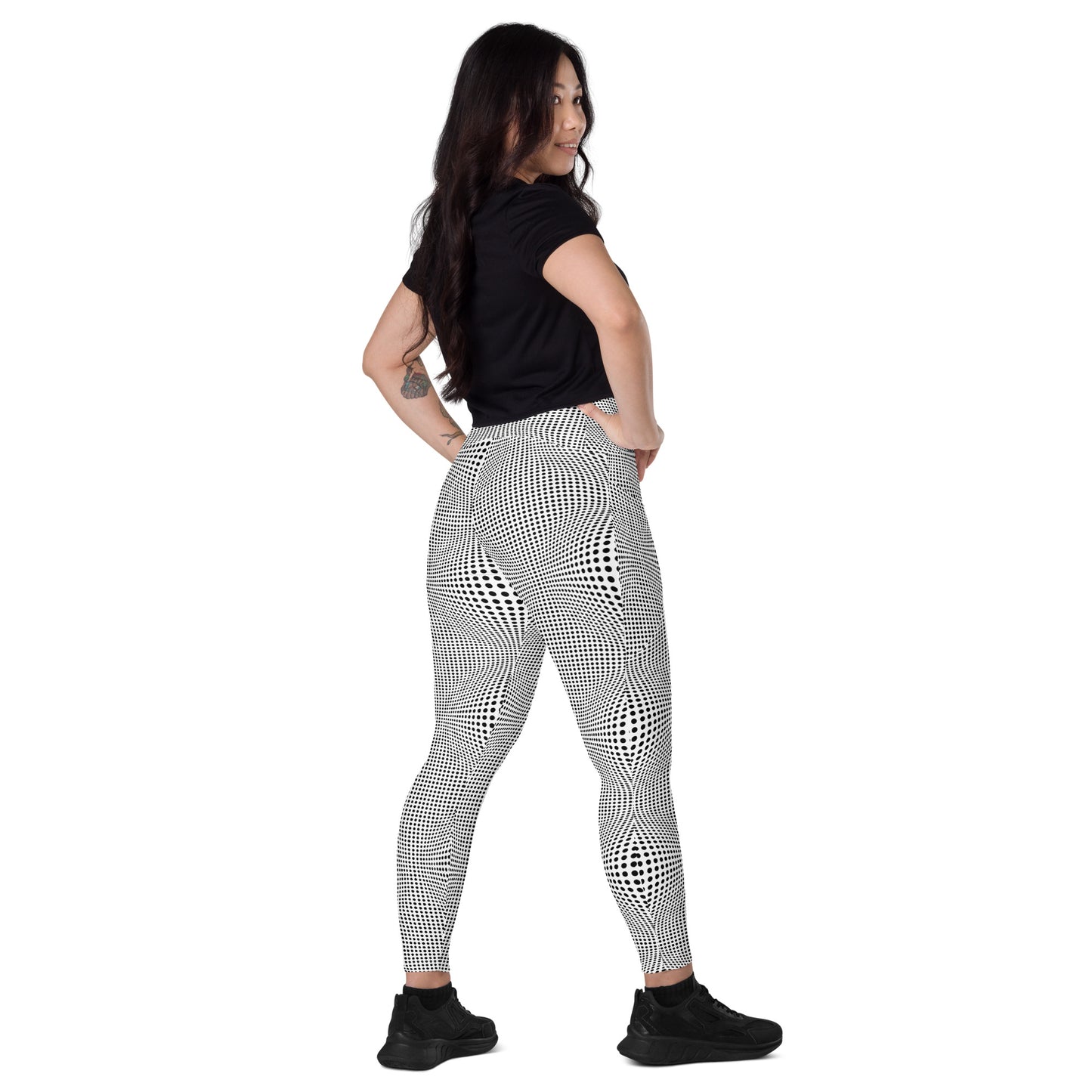 Everyday Optical Illusion Leggings with Pockets