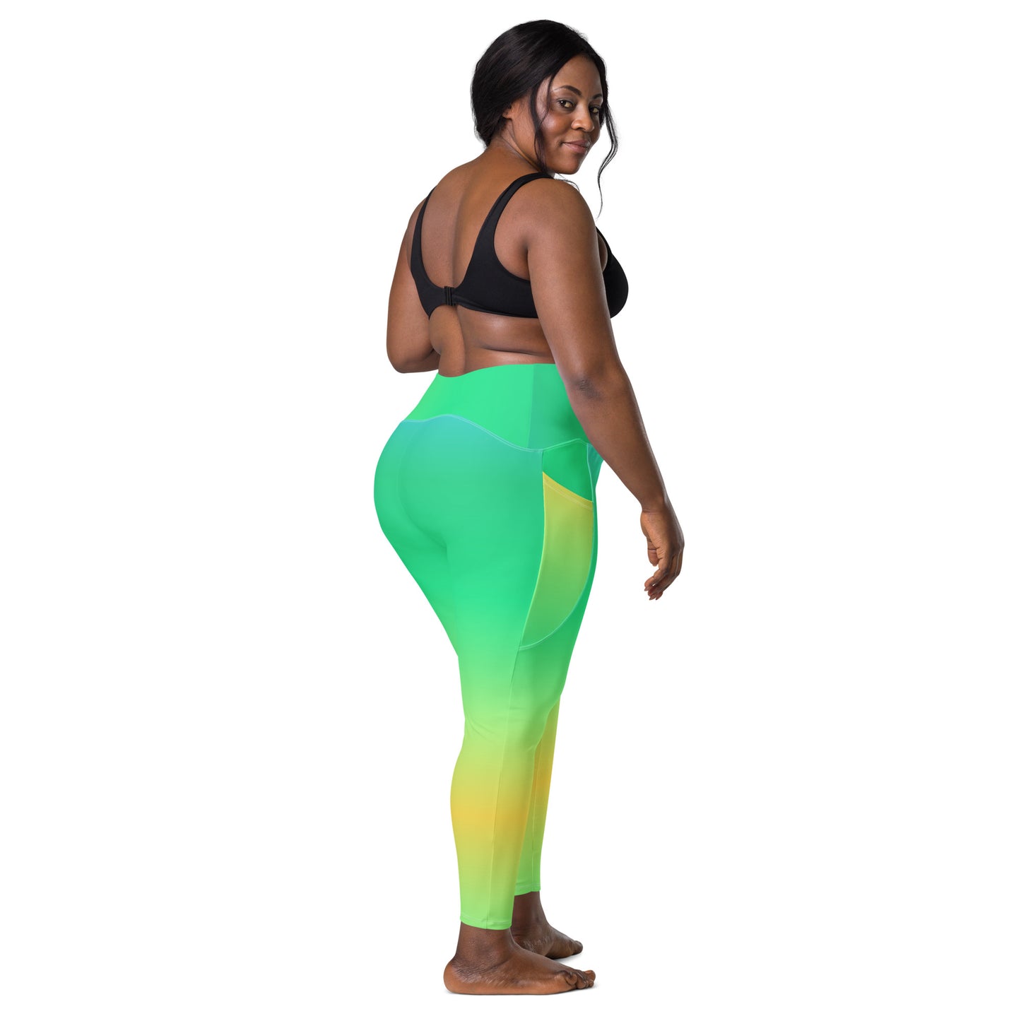 Everyday Sunset Lime Leggings with Pockets