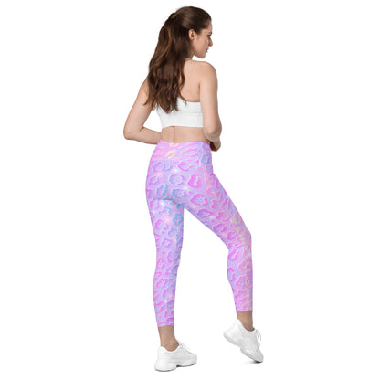 Cheetah Dazzle Leggings with Pockets