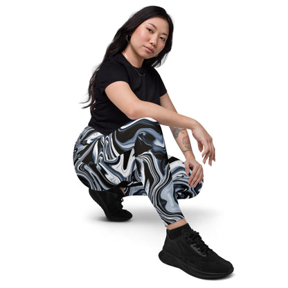 Everyday Liquid Metal Leggings with Pockets