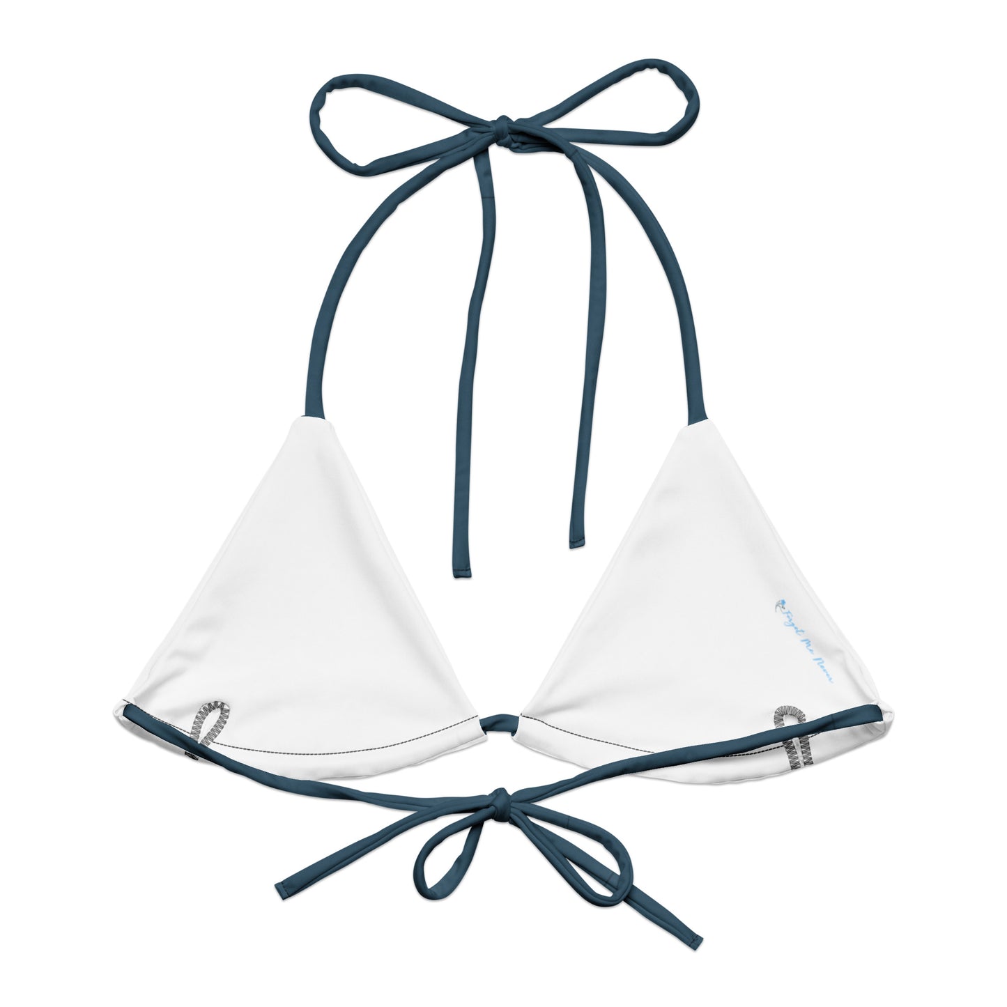 Everyday Forget Me Never Dark Blue String Bikini Top