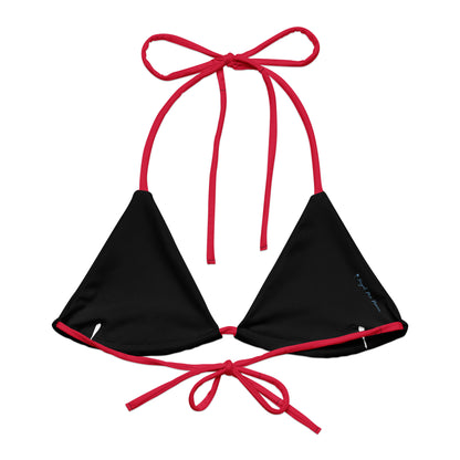 Everyday Crimson String Bikini Top