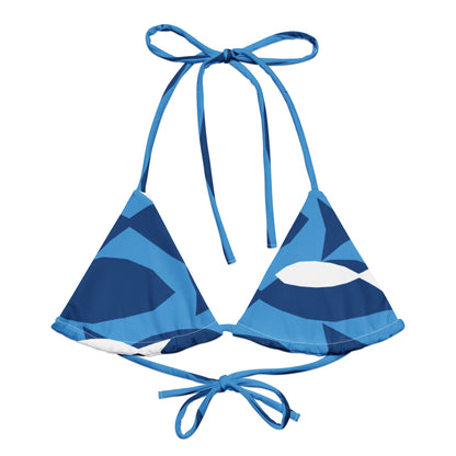 Special Edition - Love of the Ocean Blue Fish String Bikini Top