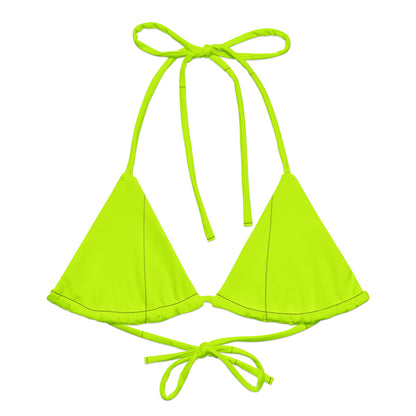 Everyday Neon Lime String Bikini Top