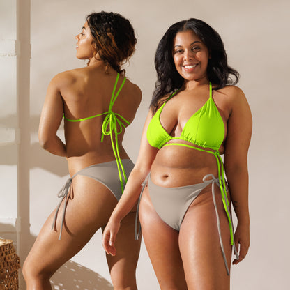 Everyday Neon Lime String Bikini Top