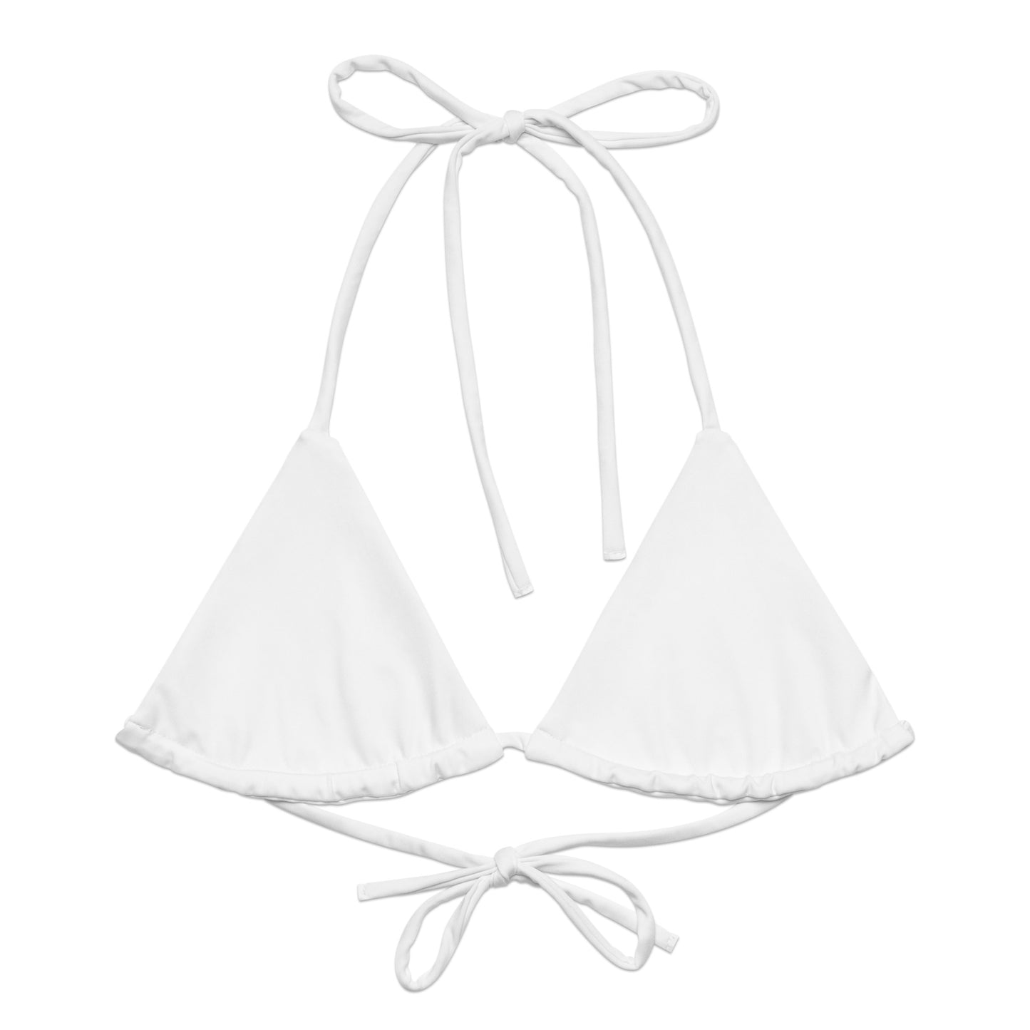 Everyday White String Bikini Top