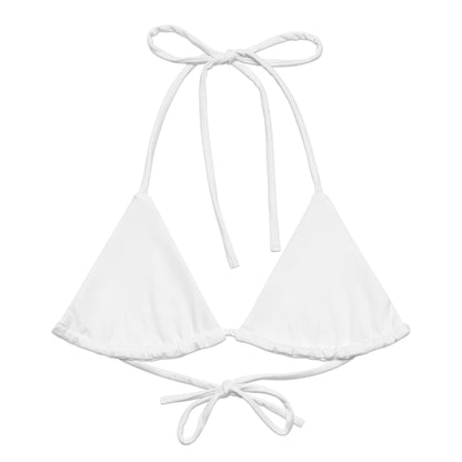 Everyday White String Bikini Top