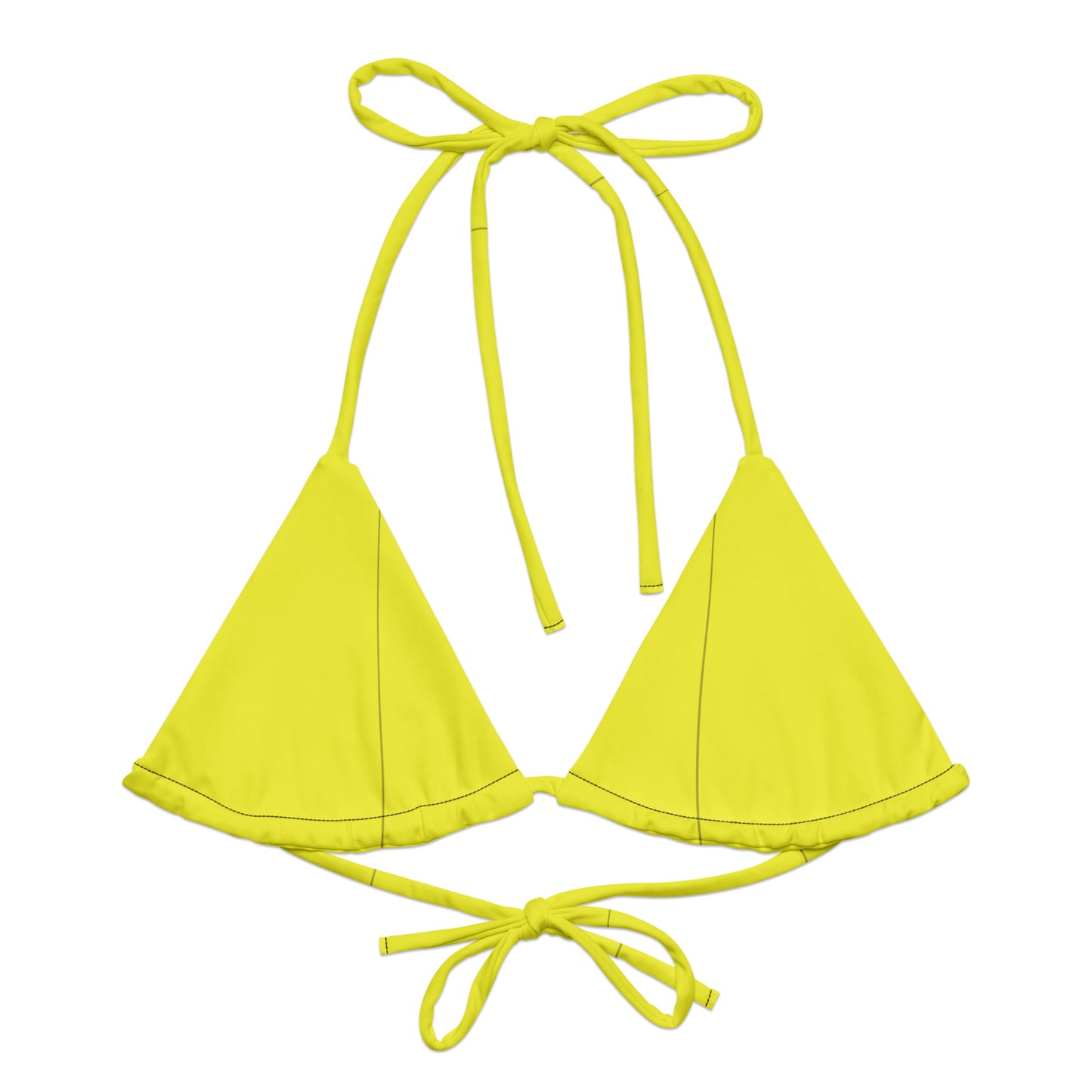 Everyday Yellow String Bikini Top