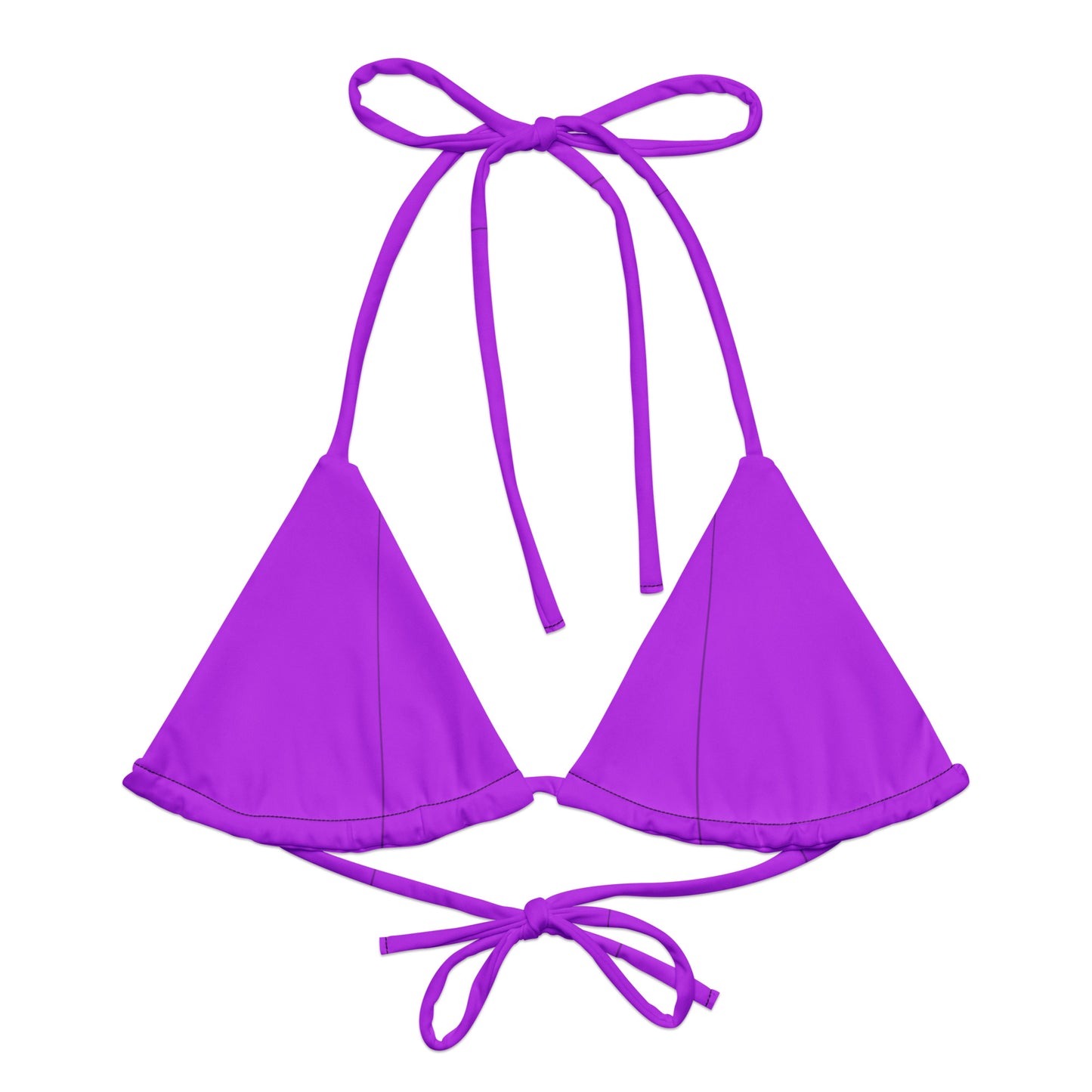 Everyday Purple String Bikini Top