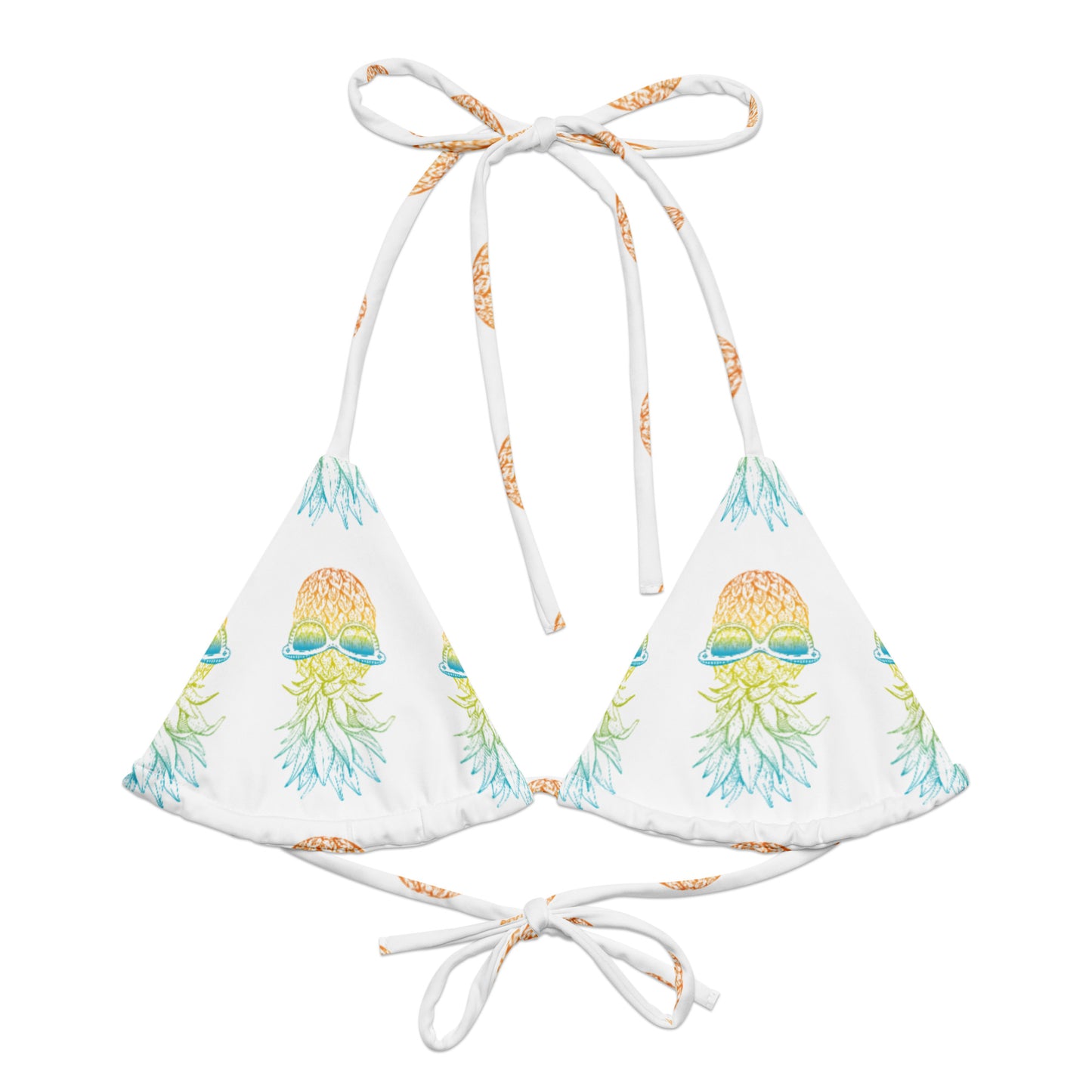 Pineapple String Bikini Top