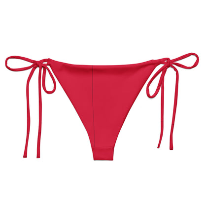 Everyday Crimson String Bikini Bottoms