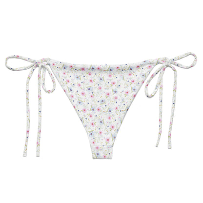 Floral Femme Fatale String Bikini Bottom