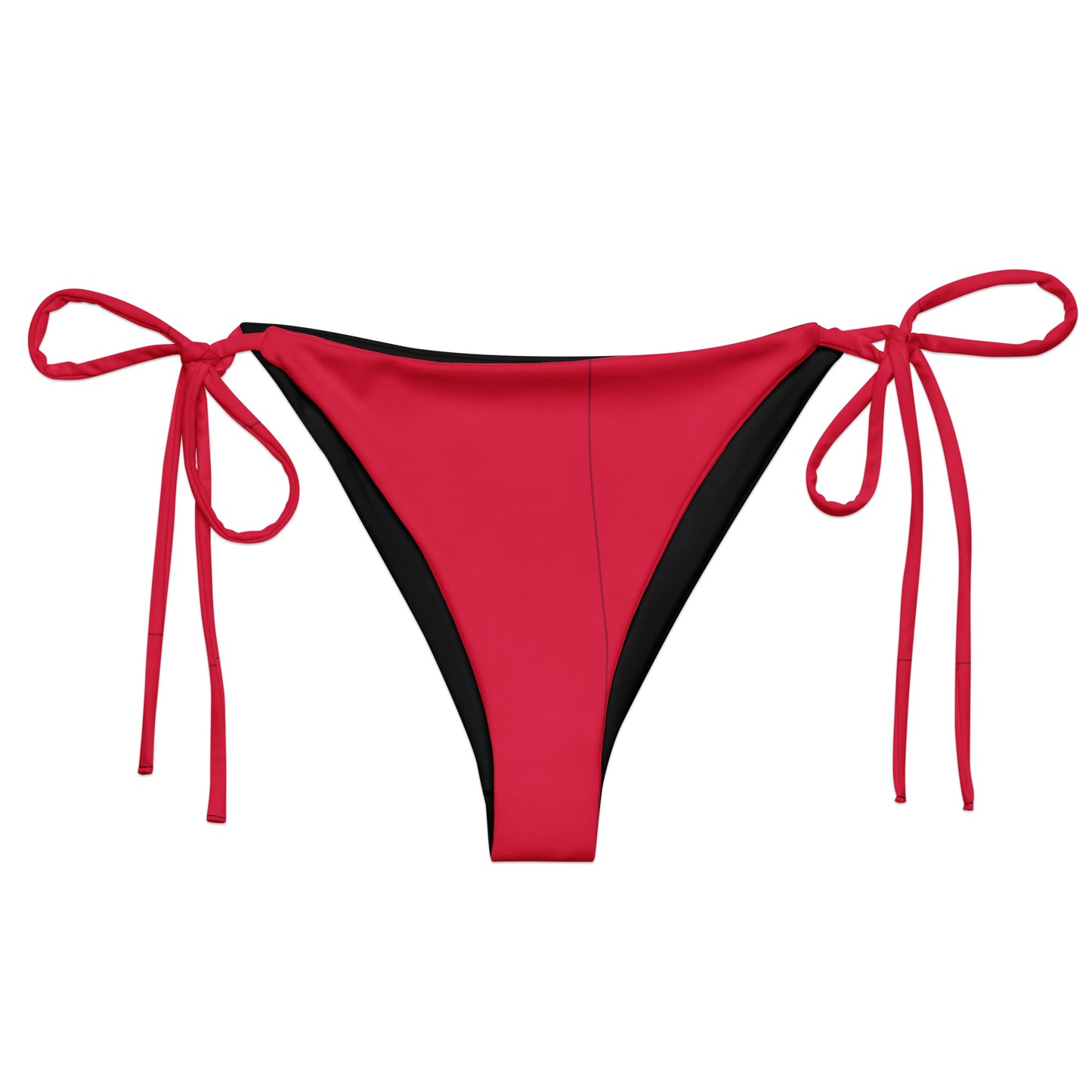 Everyday Crimson String Bikini Bottoms