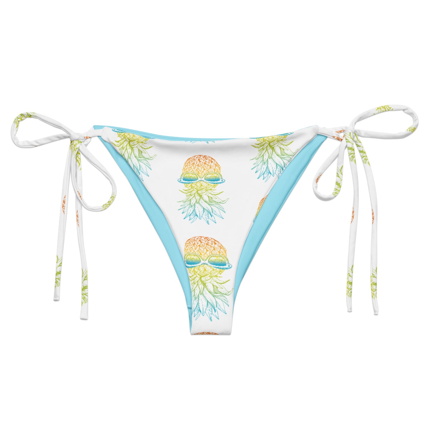 Pineapple String Bikini Bottoms