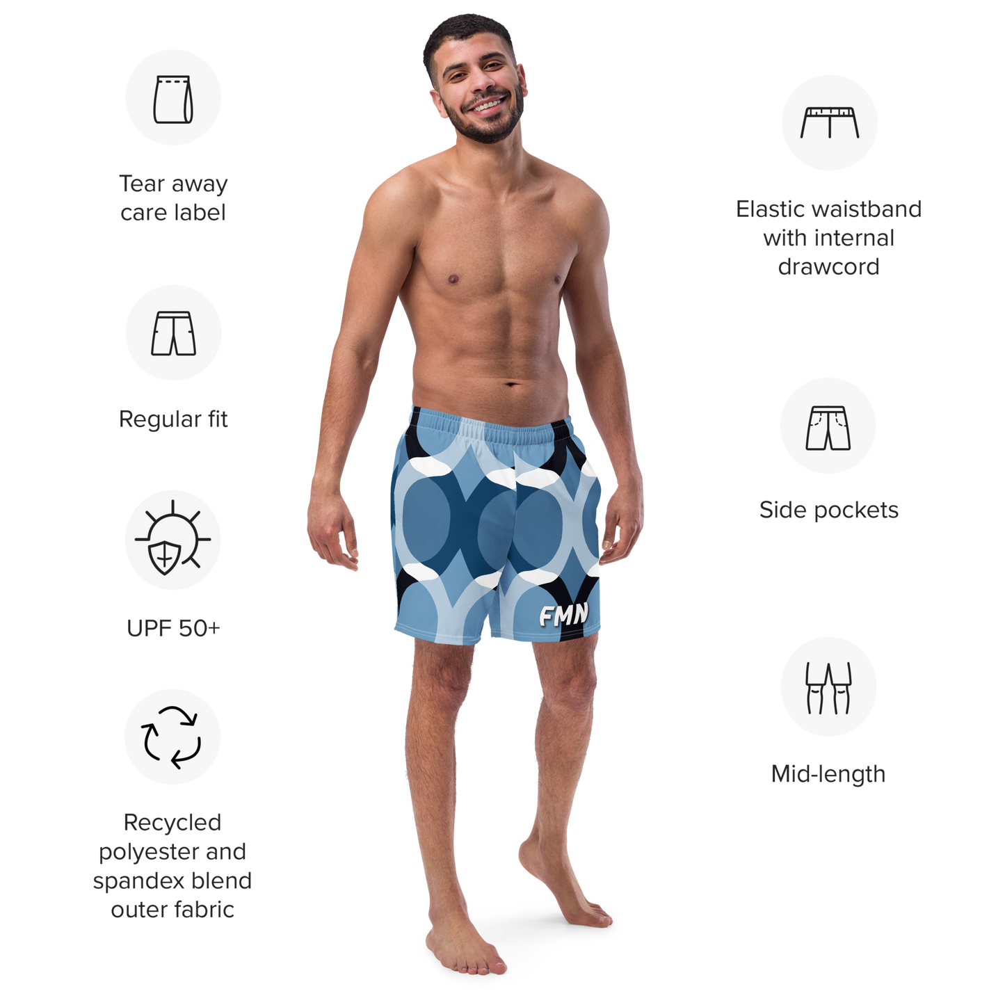 Special Edition - Love of the Ocean FMN Swim Trunks