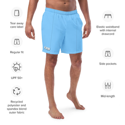 Everyday Forget Me Never Light Blue Men's Swim Trunks