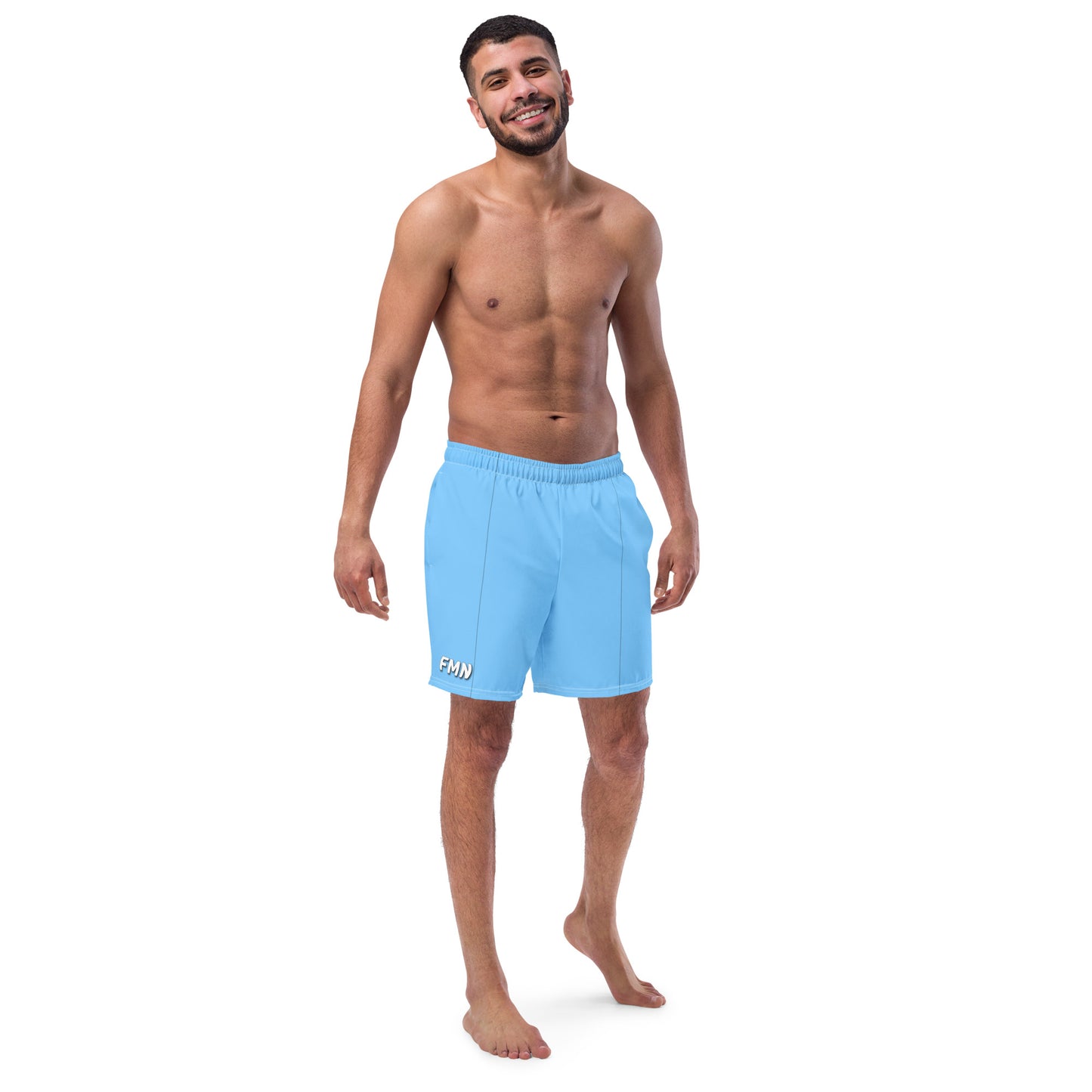 Everyday Forget Me Never Light Blue Men's Swim Trunks