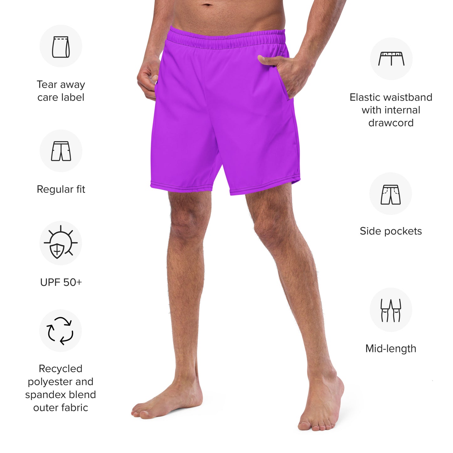 Everyday Purple Men's Swim Trunks