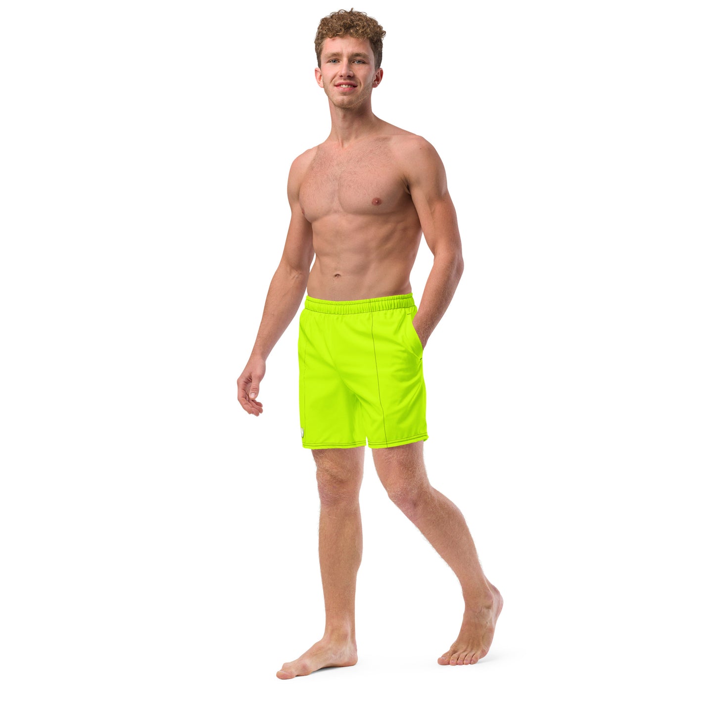 Everyday Neon Lime Men's Swim Trunks